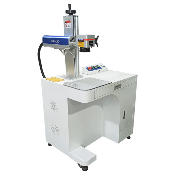 Máquina de Gravação Laser Metais Fiber de Bancada 30w