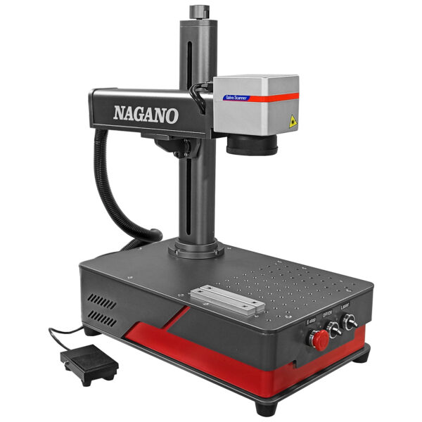 Máquina de Gravação Laser Metais Fiber Mini 20w Portátil