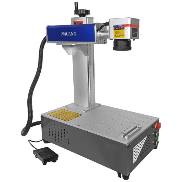 Máquina de Gravação Laser Metais Fiber Mini 20w Portátil