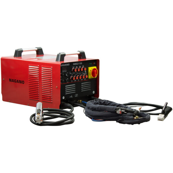 Máquina Solda Tig Ac Dc 315 Ampéres Alumínio Pulsada 220v Trifásico - NMS315G IGBT