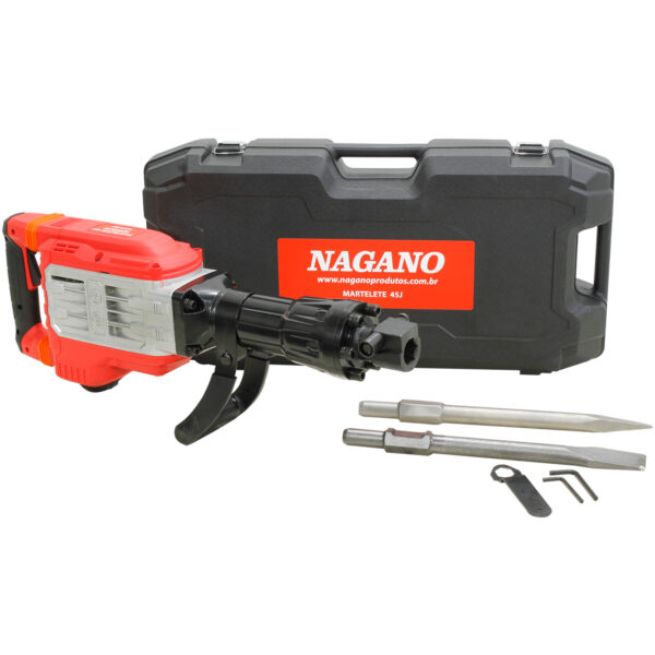 Martelete Rompedor Demolidor 45j 1700w com Maleta