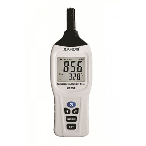 Medidor Temperatura e Umidade Ponto Orvalho KR831