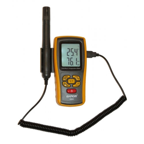 Medidor Temperatura e Umidade Termopar KR861