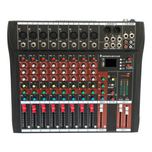 Mesa de Som Usb Mixer Mp3 Digital 8 Canais