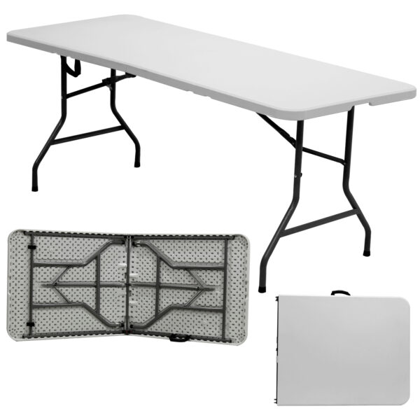 Mesa Dobrável 1.80m 200kg - TMD180