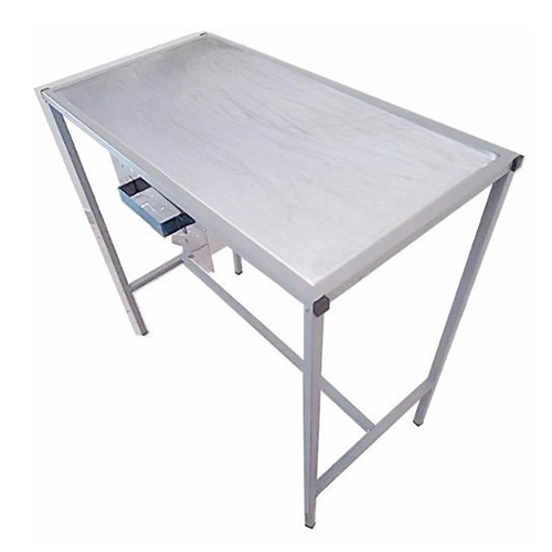 Mesa para Corte de Frango Tampo Inox 80 x 40 x 80