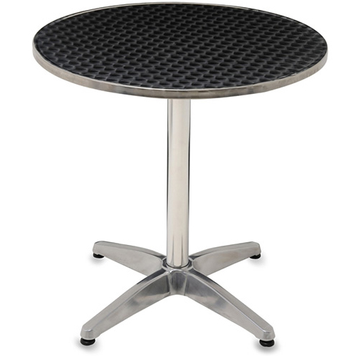 Mesa Redonda de Alumínio - 70 cm