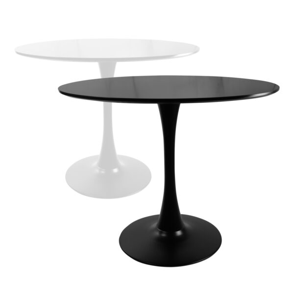 Mesa Saarinen Jantar Tulipa Tampo Redonda 90cm MDF 18mm - TMS0