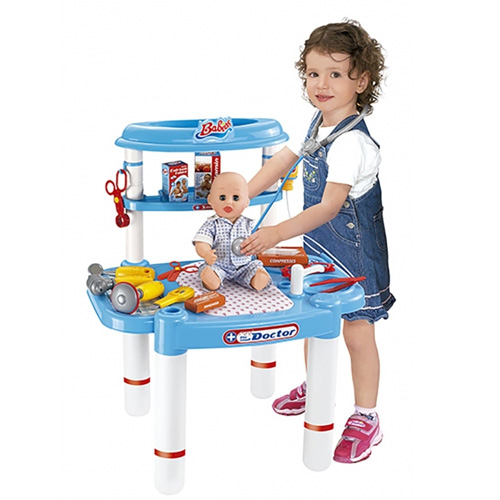 Minha Mesa Bancada de Médico Maleta com Kit Infantil - 489300