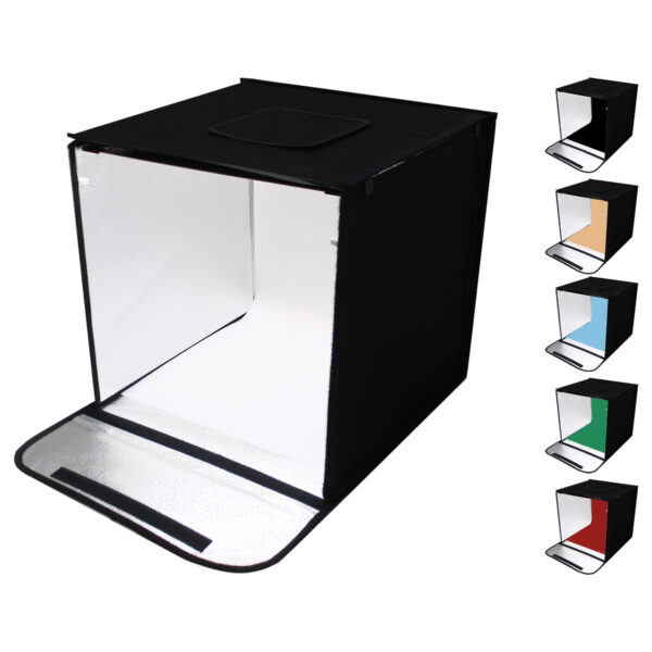 Mini Estúdio Cabine Fotográfico 60x60 6 Fundos