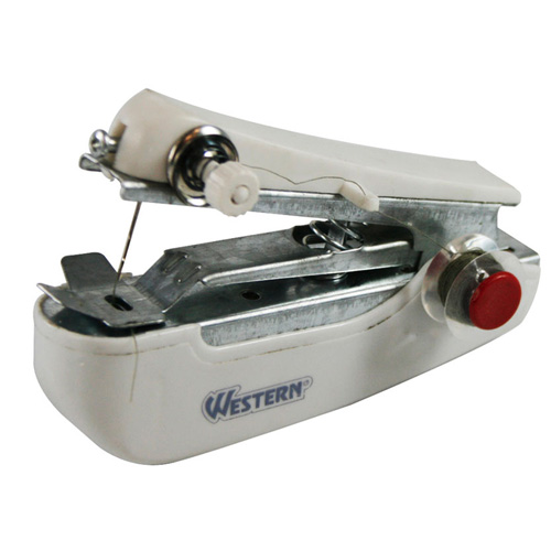 Mini Máquina de Costura Portátil Manual Pequenos Reparos Tecidos - 4189
