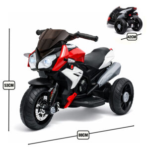 Mini Moto Elétrica Infantil com Som e Farol Led