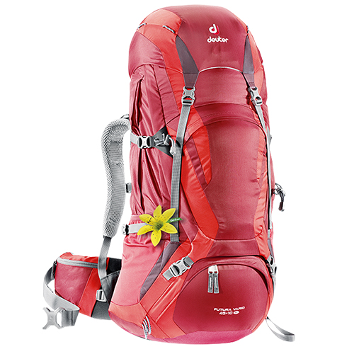 Mochila Futura Vario 45 + 10 SL Vermelha