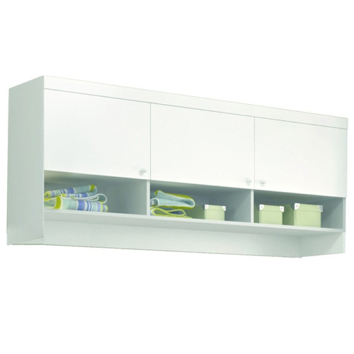 Módulo Aéreo Eloísa, Branco, MDF, 3 Portas - 5514