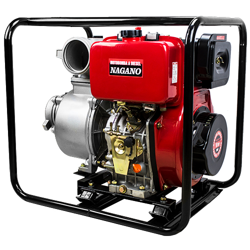 Motobomba Auto Escorvante a Diesel 10 HP 4 Pol Partida Manual - NMBD4M