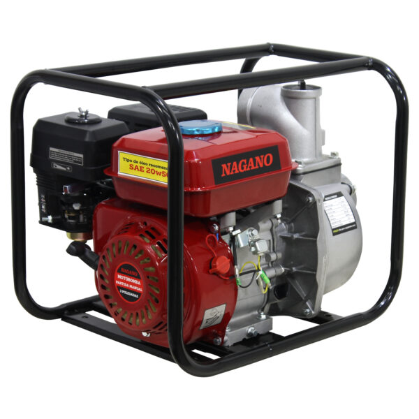Motobomba 6.5Hp 3 Pol Auto Escorvante A Gasolina 4 tempos - NMBG3P