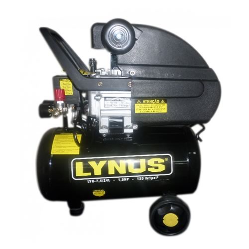 Motocompressor de Ar 24 Litros 1,5 HP 1,1 kW - LYN-7,4
