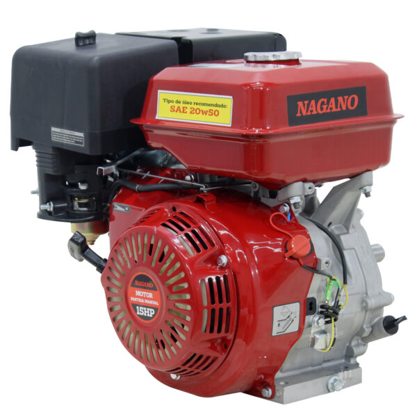 Motor a Gasolina 15HP Estacionário 4 Tempos 420cc - NMG15R