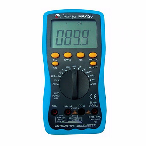 Multimetro Digital Automotivo MA-120 Temperatura RPM