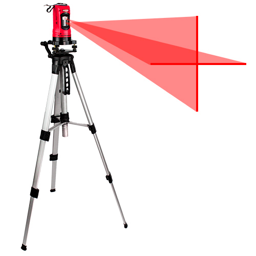 Nível à Laser Horizontal e Vertical Giratório de 360º - NNL