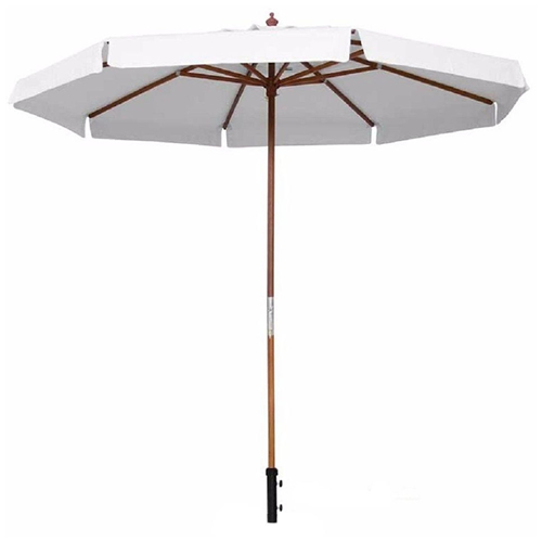 Ombrelone 2m Bagum Madeira Guarda Sol Branco