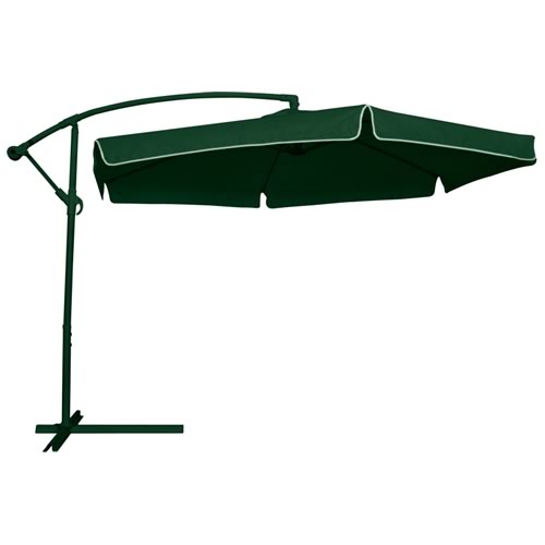 Ombrelone Suspenso 3m x 2,5m Verde