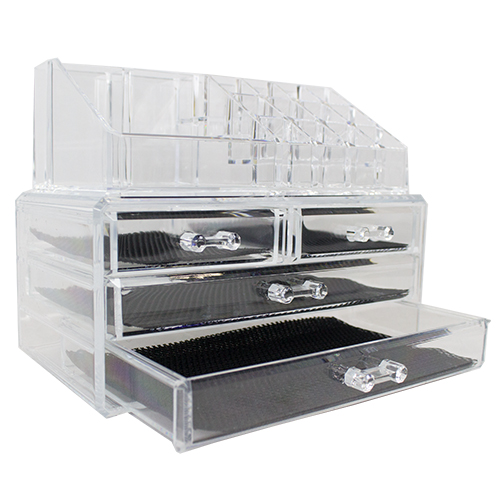 Organizador para Maquiagem acrílico 4 Gavetas - THOM40