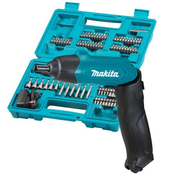 Parafusadeira Dobrável a Bateria 3,6V Lítio com Carregador Bivolt Maleta e Acessórios MAKITA-DF001DW-P