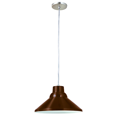 Pendente 1 Lâmpada 26x17x60 Soquete E27 Café