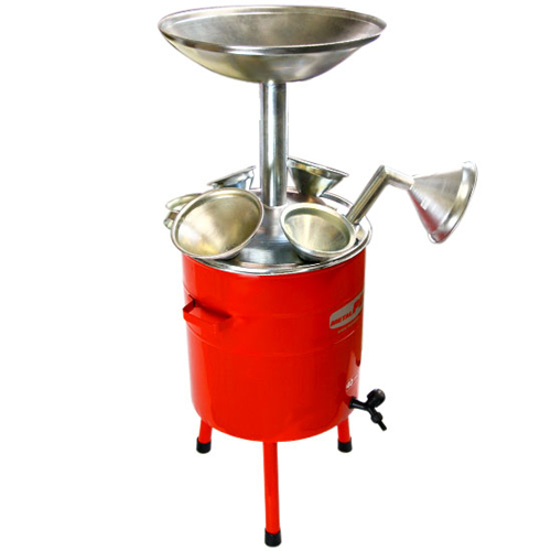 Pingadeira de óleo 40 Litros com 6 funis