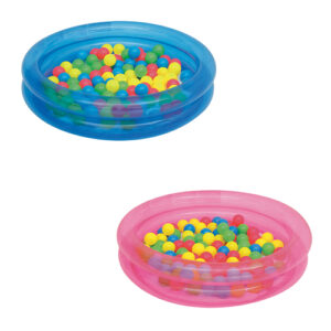 Piscina de Bolinhas 2 Anéis 73 Litros 91cm x 20cm 50 Bolinhas - 51085