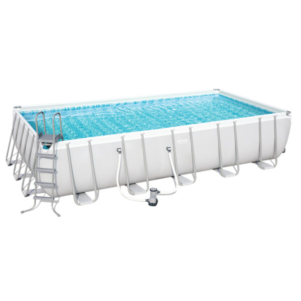 Piscina Estruturada 26.845l Frame Pool 6.71m x 3.66m x 1.32m Filtro 5678 l/h