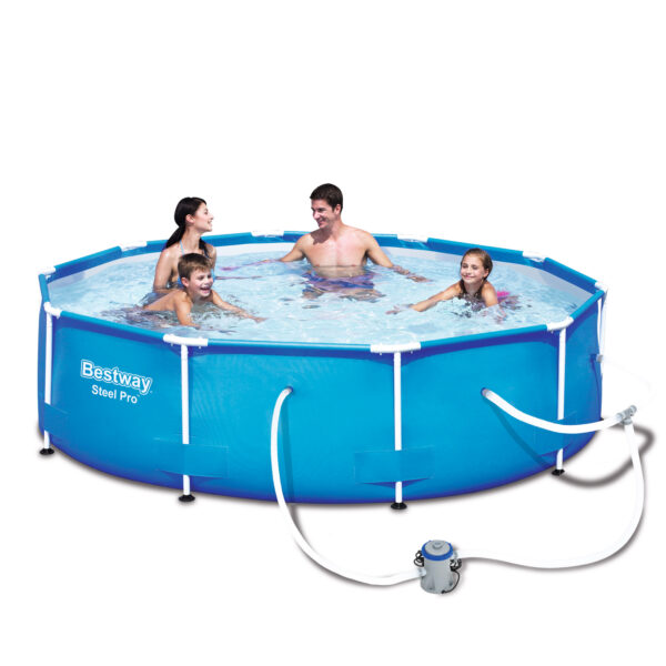 Piscina Estruturada 4.678 Litros Steel Pro com Filtro 110v - 56407