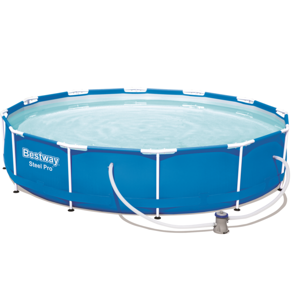 Piscina Estruturada 6.473l Steel Pro Frame Pool Set 3.66m x 76cm filtro 1249 l/h Bestway