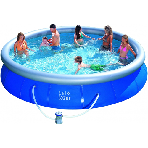 Piscina Inflável 11000L com Filtro - 2000L/HR com Cobertura