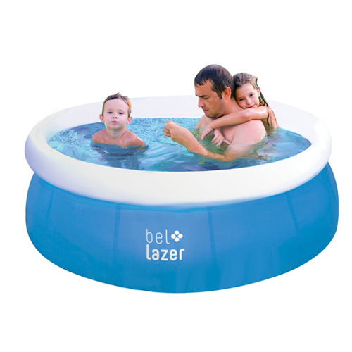 Piscina Plástico Redonda 1400 litros Inflável Limpeza - 140002
