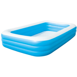 Piscina Retangular Familiar Deluxe Azul Inflável - 1.161 Litros 3.05m x 1.83m x 56cm