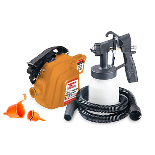 Pistola de Pintura HV500 Elétrica Pulverizado á 110V