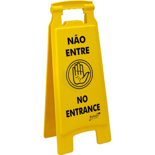 Placa sinalizadora Não Entre - PL2001