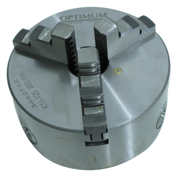 Placa de 3 Castanhas 125mm para Torno de Bancada Engrenado 500 mm 750w 220v 60hz Monofásico - TTBE250