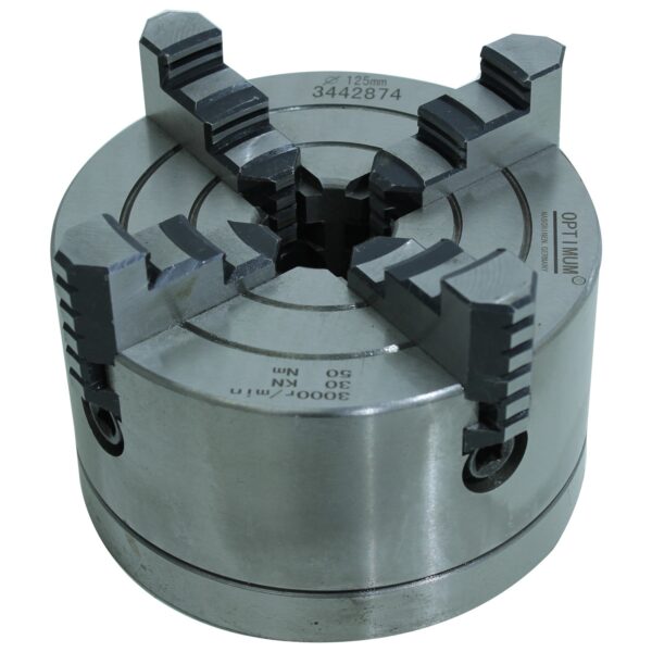 Placa de 4 Castanhas 125mm para Torno 250m - TBAD250