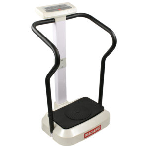 Plataforma Vibratória Elétrica Pilates 500W com Hastes Caixa de Som MP3 - NPV50