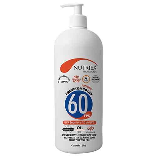 Protetor Bloqueador Solar FPS 60 1 Litro