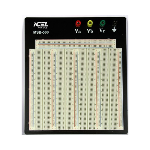 Protoboard 3260 Furos 4 Bornes Base de Alumínio MSB-500