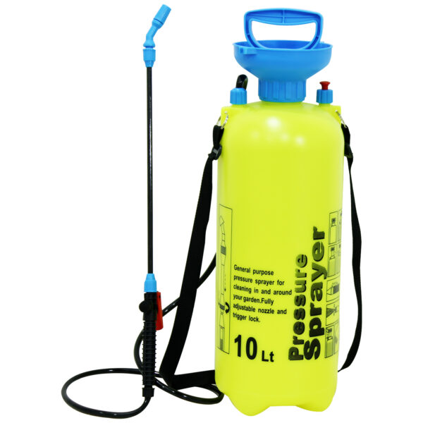 Pulverizador 10 Litros Costal Manual Agrícola Compressão Prévia