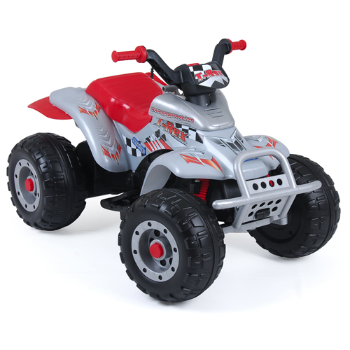 Quadriciclo Elétrico Corral T- Rex Prata - Peg-Pérego