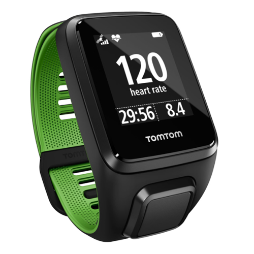 Relógio Runner 3 Cardio com GPS à Prova d'água Bluetooth - Preto e Verde