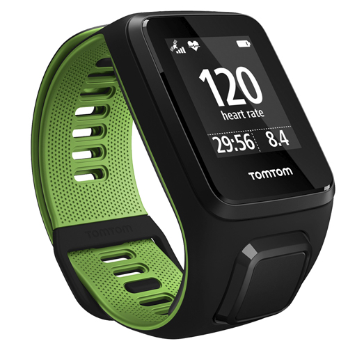 Relógio Runner 3 Monitor Cardio e GPS Preto/Verde Large