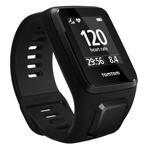 Relógio Spark 3 GPS Cardio Large Preto