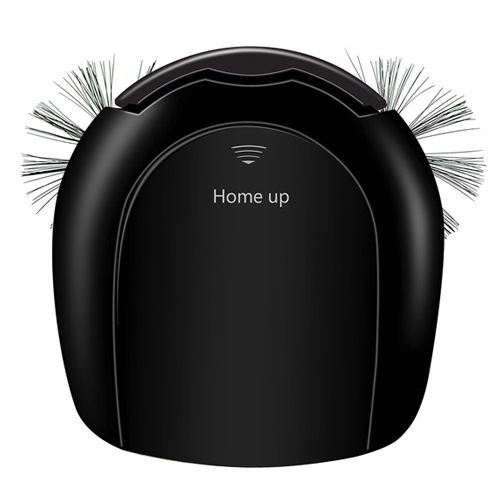 Robô Aspirador de Pó Compacto 15W Preto